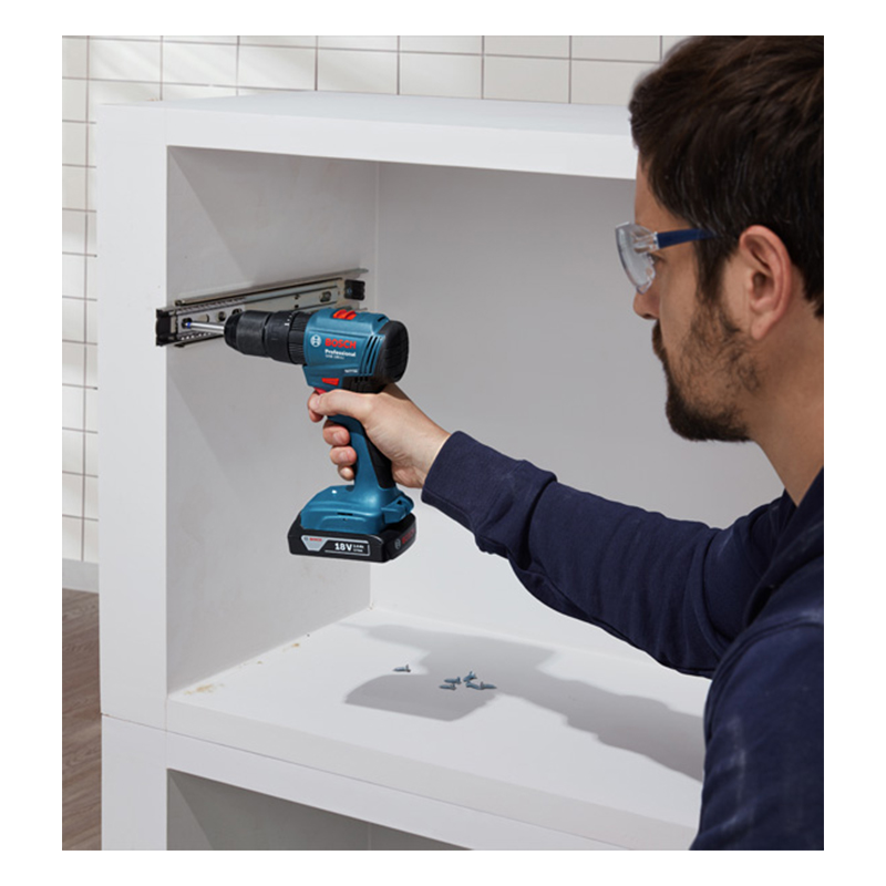 Bosch Drill Gsb 18V - BOSCH GSB 185-LI Bor Impact Tanpa