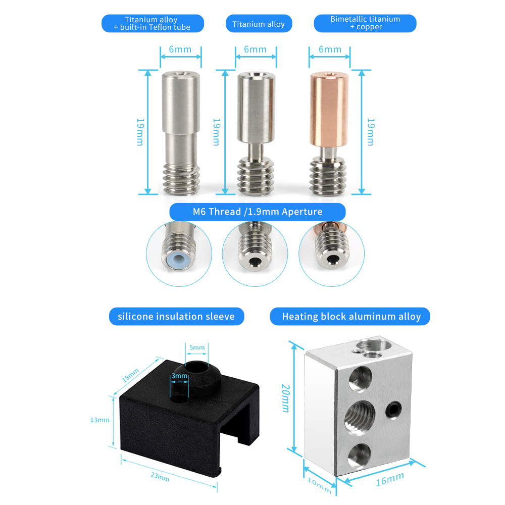 Ender-3 S1 Kit Blok Pemanas Ti - Creality Printer K1 ulasan dan harga