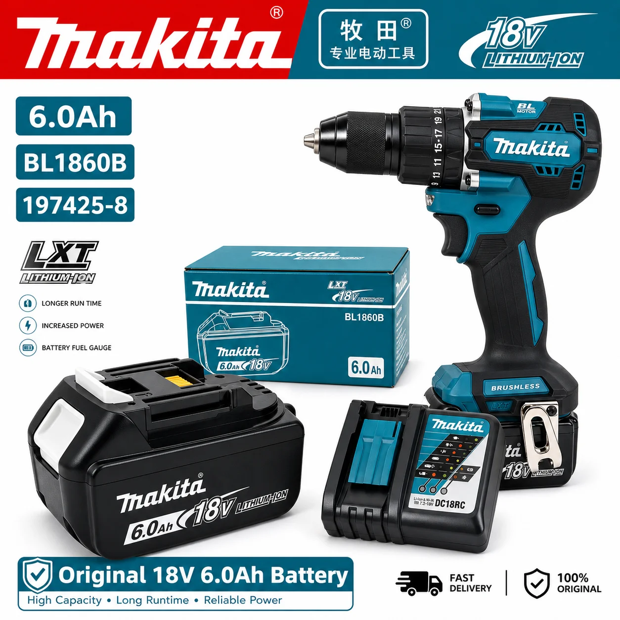Untuk Baterai Li-Ion Isi Ulang - Makita Drill Hp1640 ulasan dan harga
