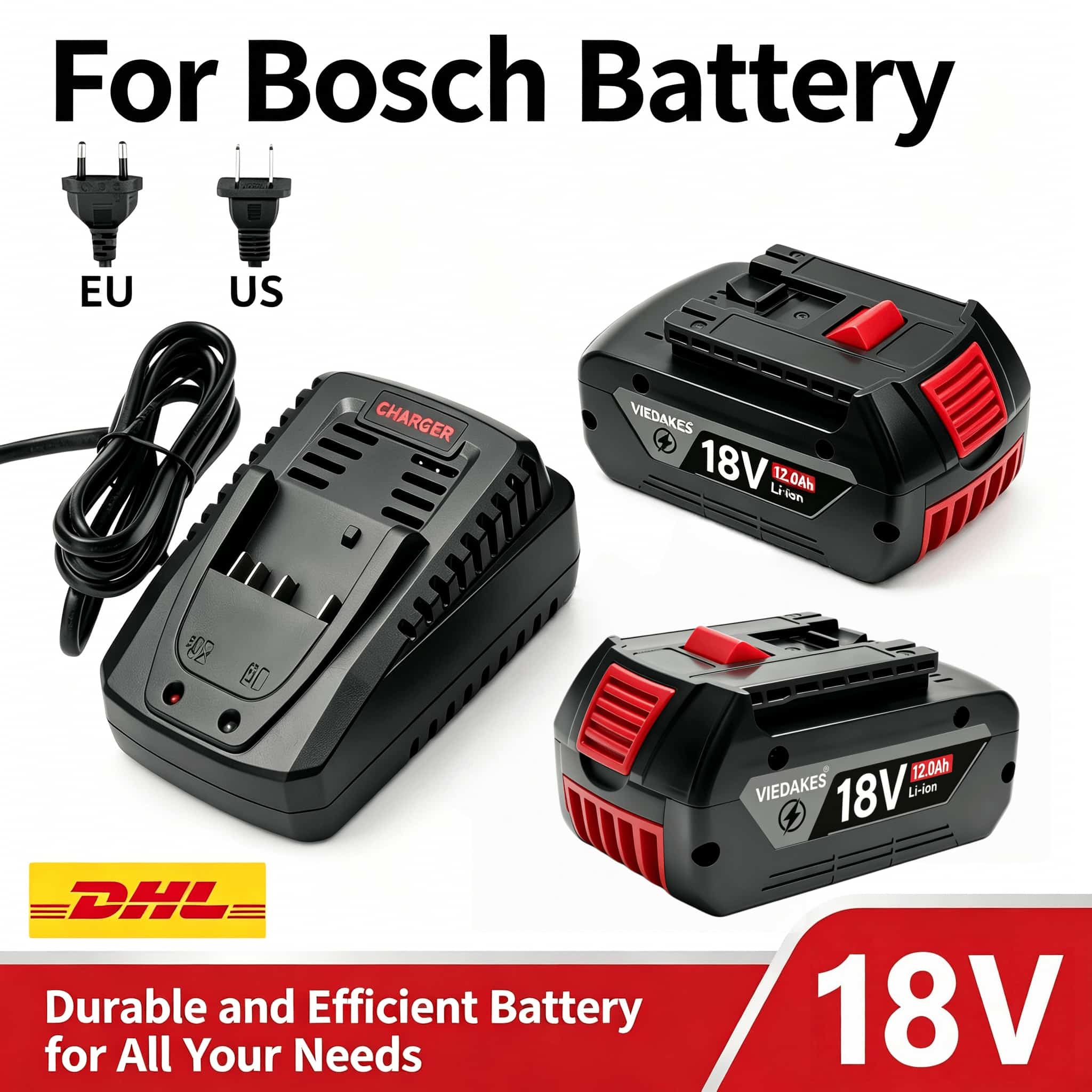 18V 10.0Ah untuk Baterai Bosch - Bosch Drill Gsb 18V ulasan dan harga