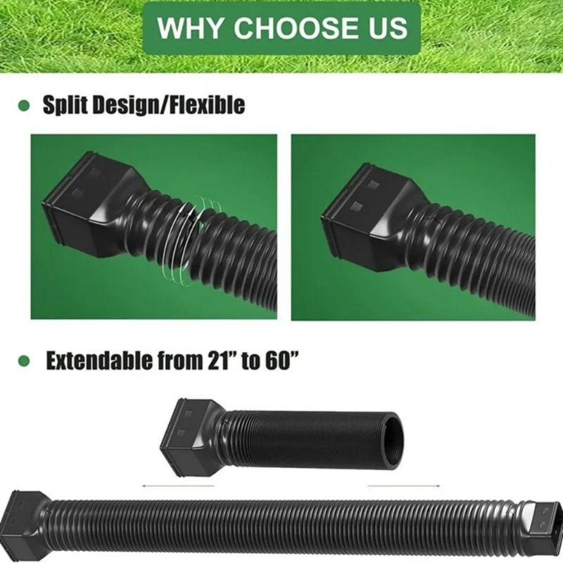 Ekstensi Downspout Fleksibel y - Flexible Hose Braided ulasan dan harga