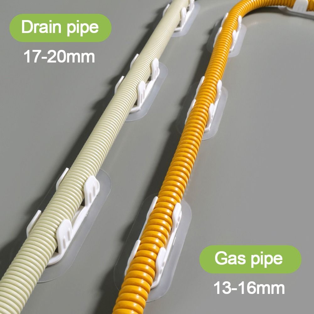 5 Buah Kait Klem Pipa Plastik  - Drain Pipe Clip ulasan dan harga