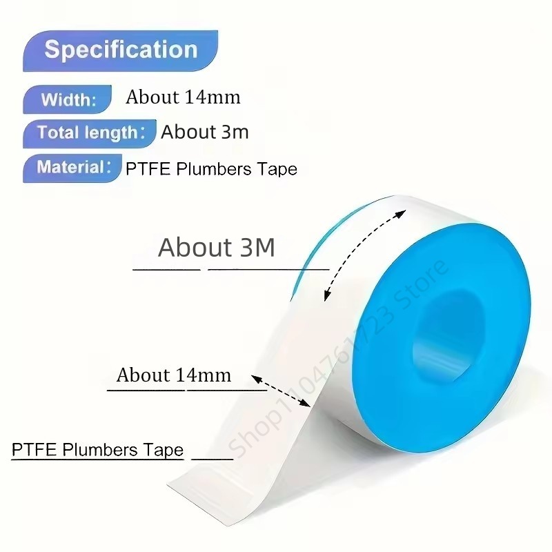 1/5Pcs Pita Pipa Air PTFE Pita - Ptfe Tape Thread ulasan dan harga