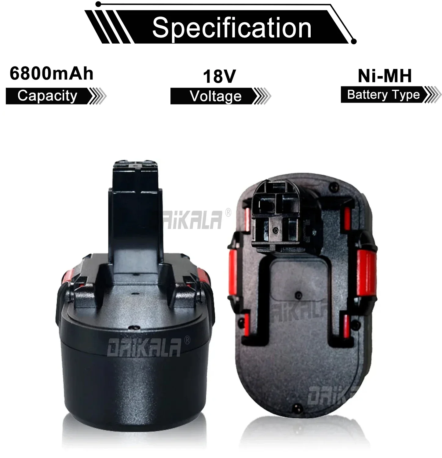 Asli untuk Bosch 18V 6.8Ah BAT - Bosch Drill Gsb 18V ulasan dan harga
